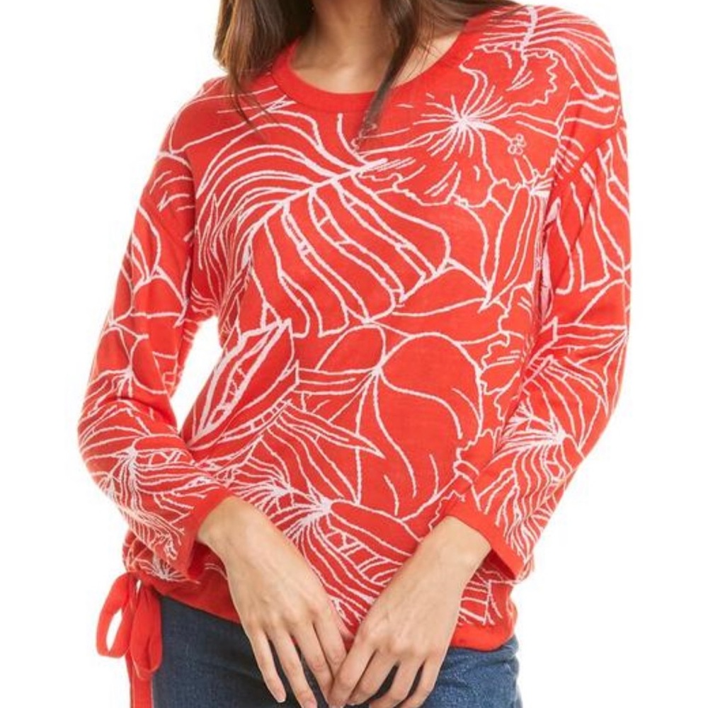Tommy Bahama Cotton Jacquard Sweater Small Pre-Loved - Picture 2 of 15